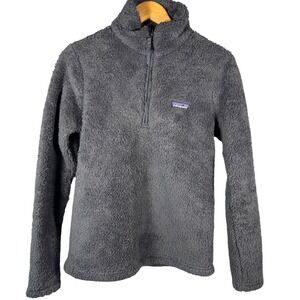 Patagonia Los Gatos Quarter Zip Fleece Pullover Forge Grey Womens Medium 25235